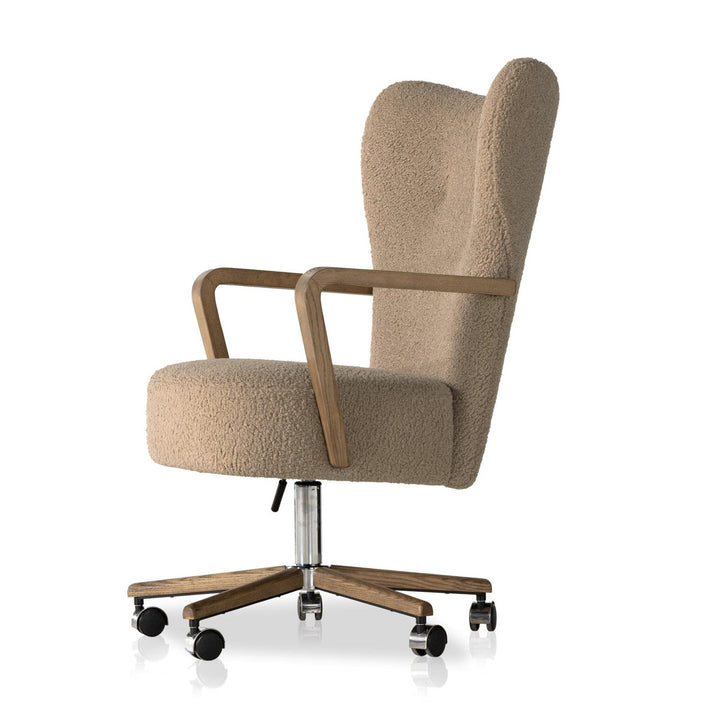 Thatcher Desk Chair - Sheepskin Camel