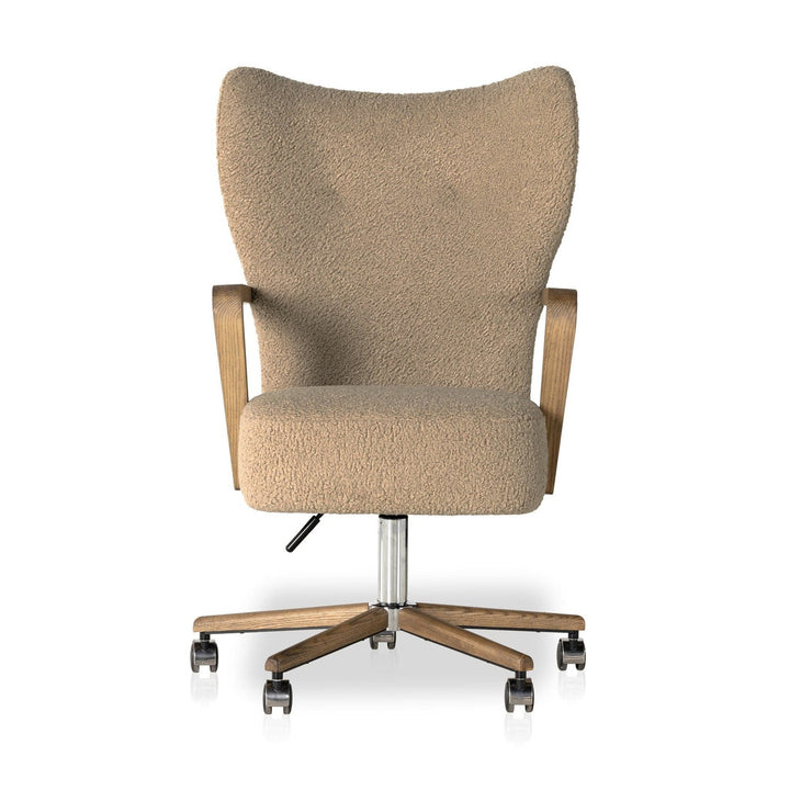 Thatcher Desk Chair - Sheepskin Camel