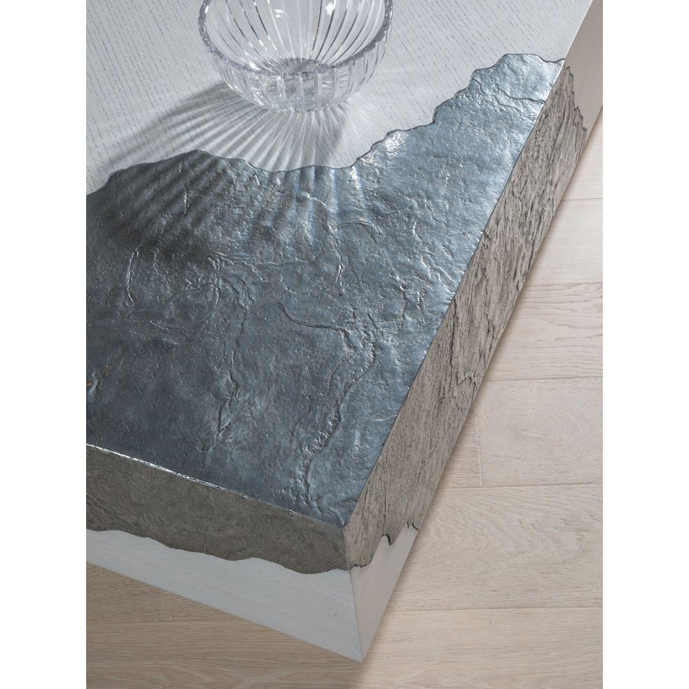 Coffee Tables Contango White Square Cocktail - Ivory
