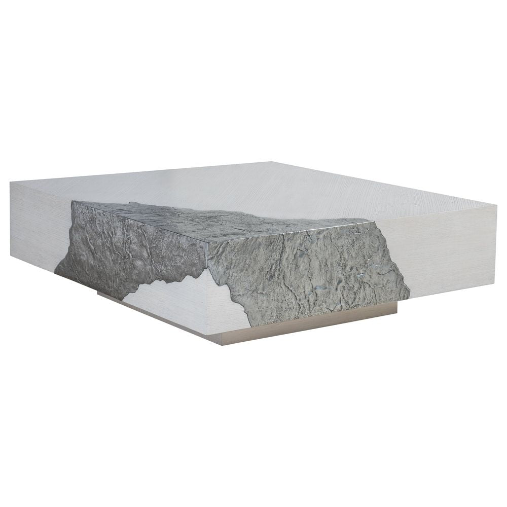 Coffee Tables Contango White Square Cocktail - Ivory