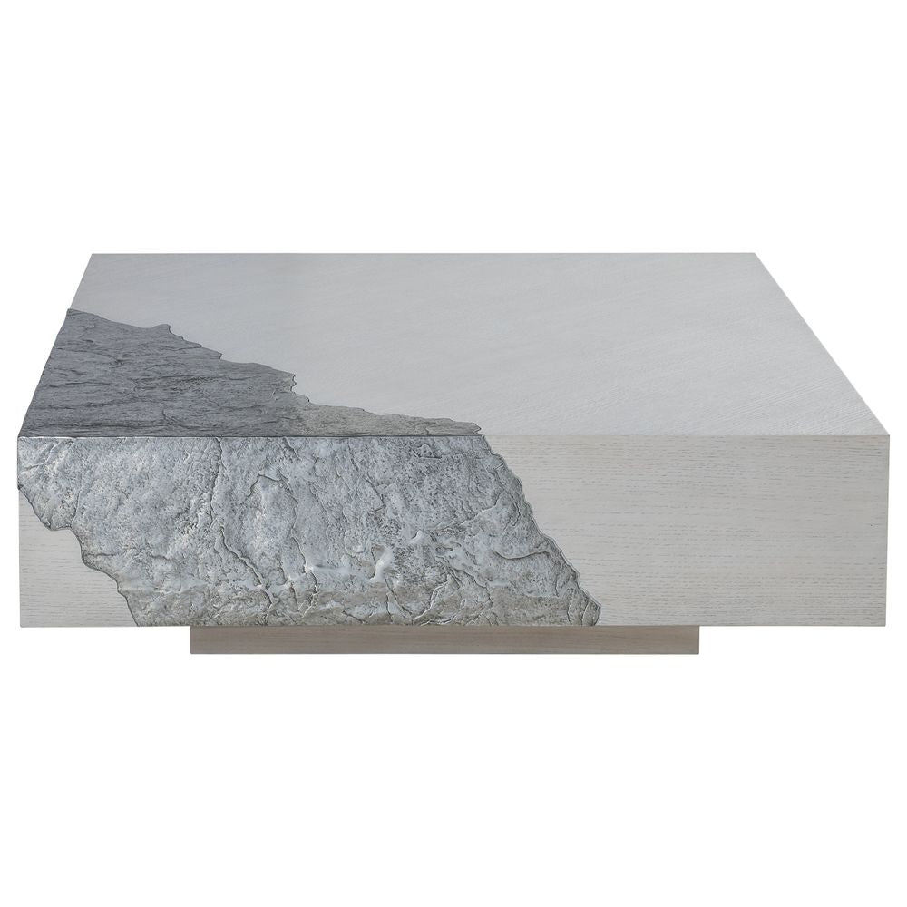 Coffee Tables Contango White Square Cocktail - Ivory