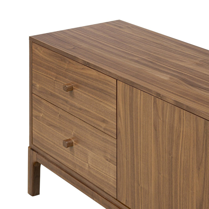 Matteo Media Console - Natural Walnut