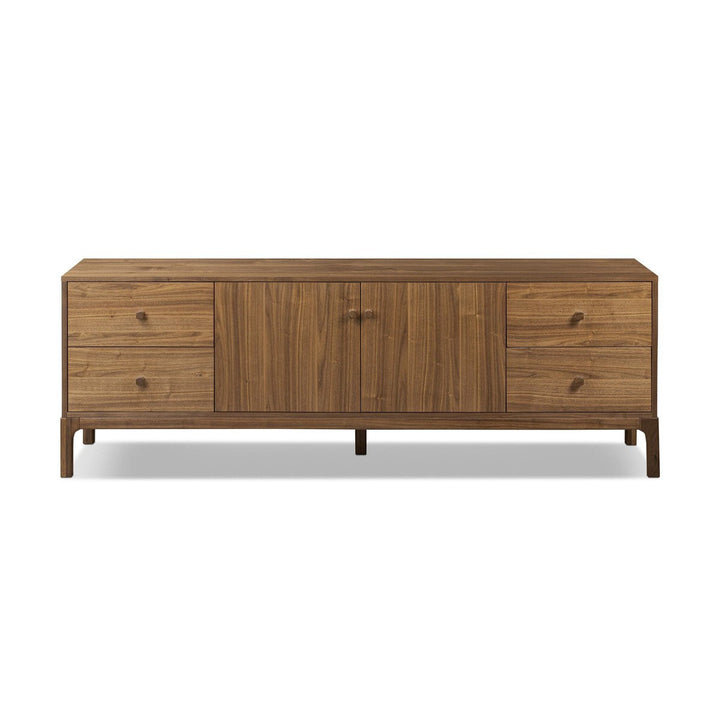 Matteo Media Console - Natural Walnut