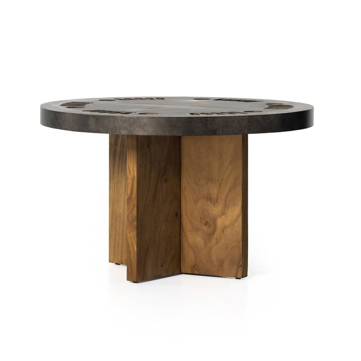 Royce Poker Table - Natural Brown Guanacaste