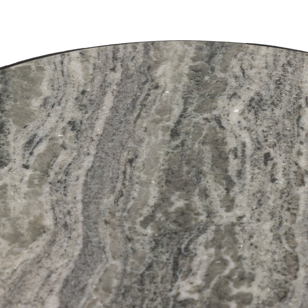 Prescott End Table - River Grey Marble