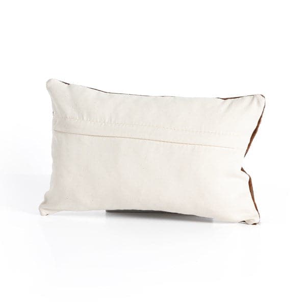 Weldon Pillow-Four Hands-FH-234246-002-PillowsIvory Backing - Dark Brown Hair On Hide - 18"-6-France and Son