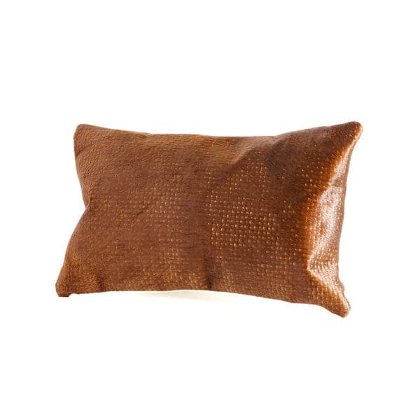 Weldon Pillow-Four Hands-FH-234246-004-PillowsIvory Backing - Dark Brown Hair On Hide - 10"-4-France and Son