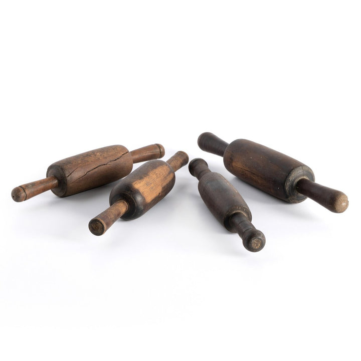 Vintage Chapati Rollers, Set Of 4