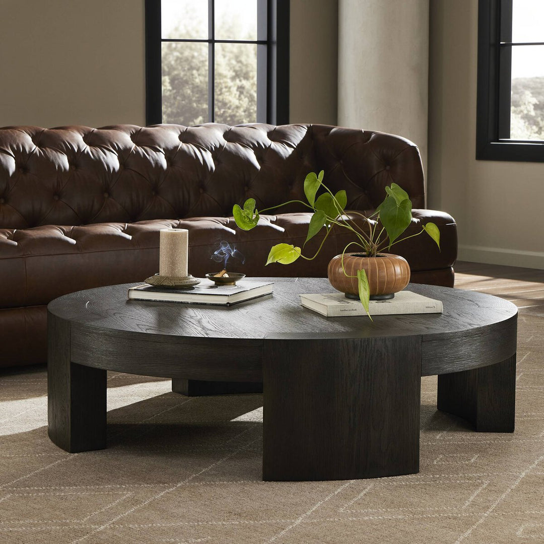 Andy Coffee Table - Charcoal Oak Veneer - Small