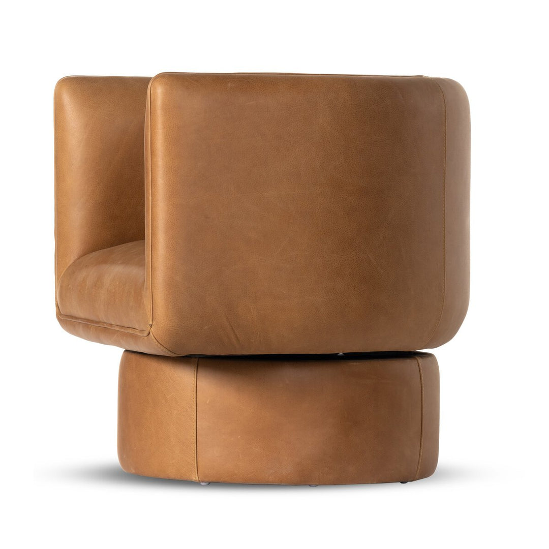 Lennox Swivel Chair - Palermo Cognac