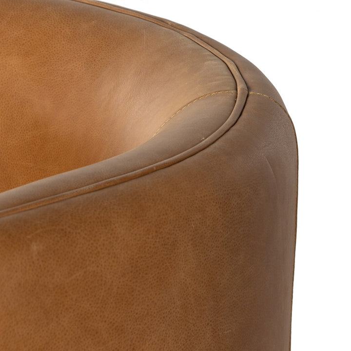 Lennox Swivel Chair - Palermo Cognac