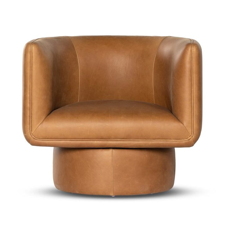 Lennox Swivel Chair - Palermo Cognac