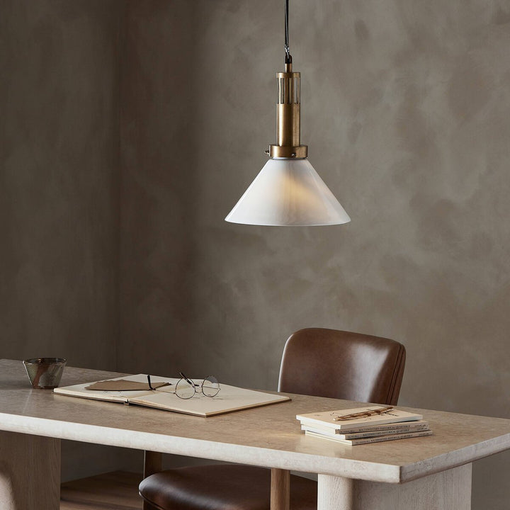 Prescott Pendant - Brushed Brass