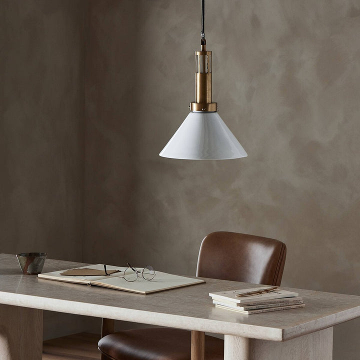 Prescott Pendant - Brushed Brass