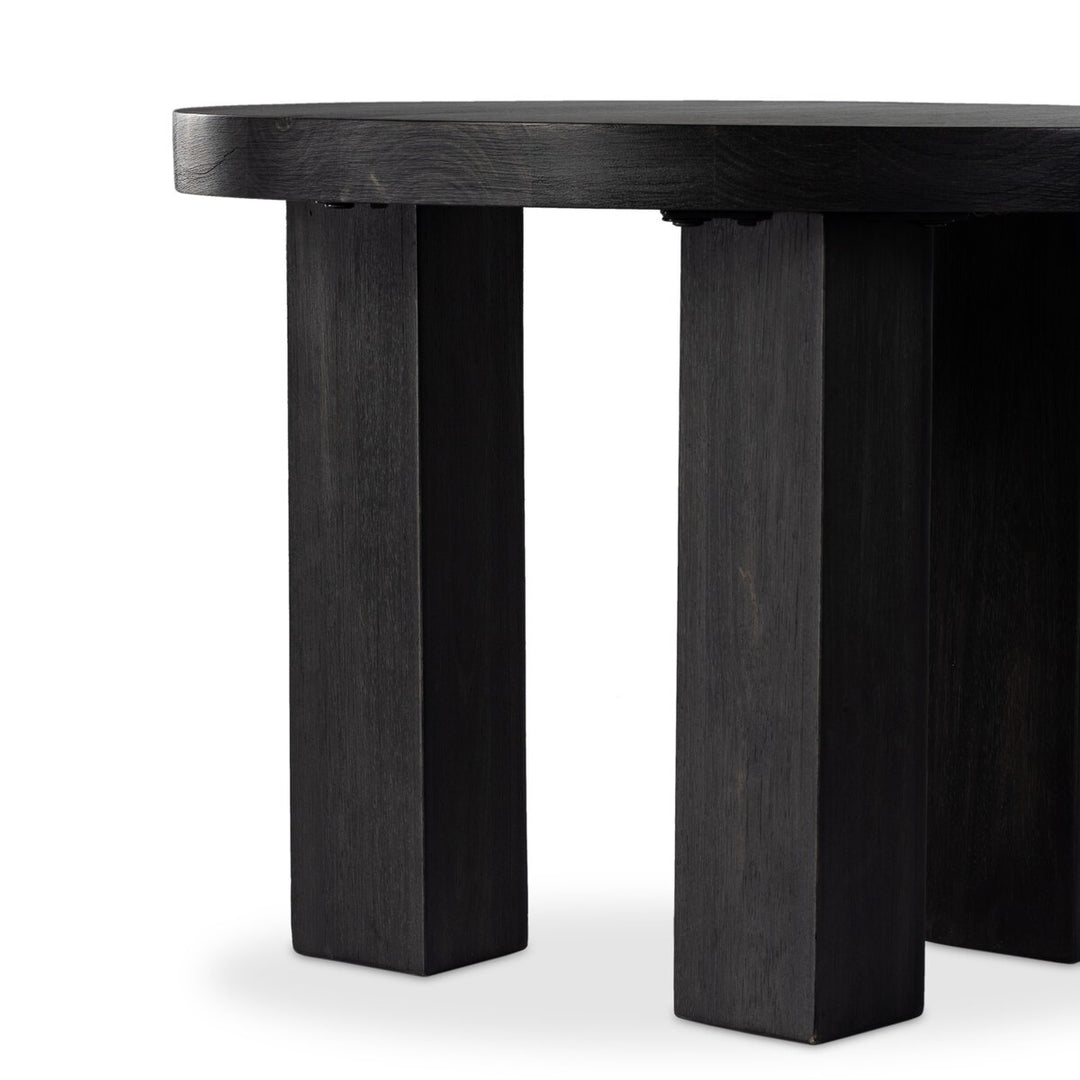 Pueblo End Table - Ebony Parawood