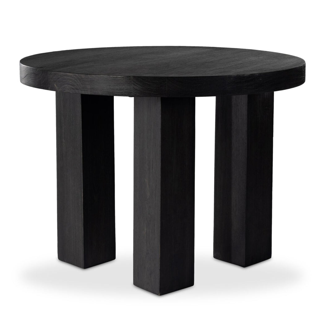 Pueblo End Table - Ebony Parawood