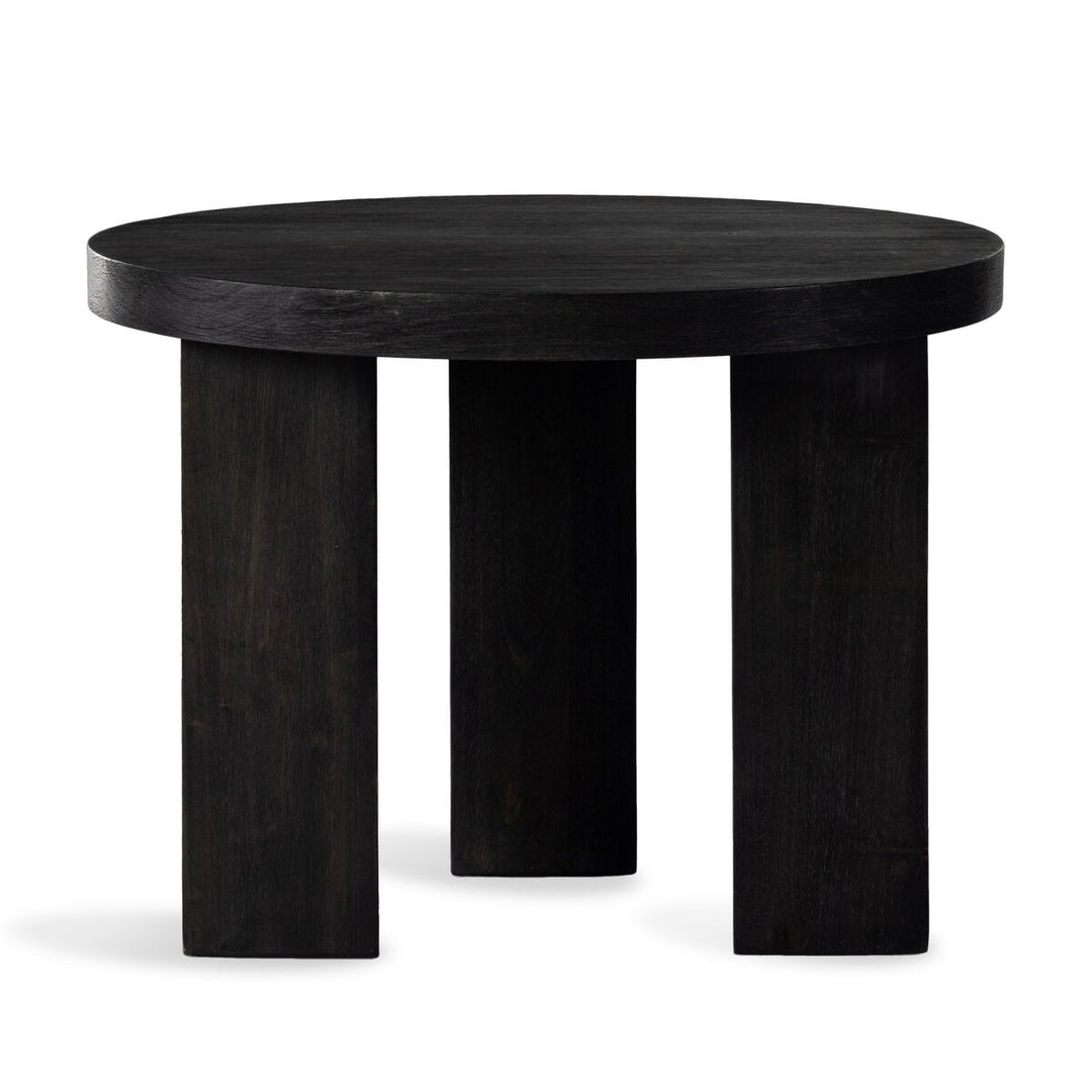 Pueblo End Table - Ebony Parawood