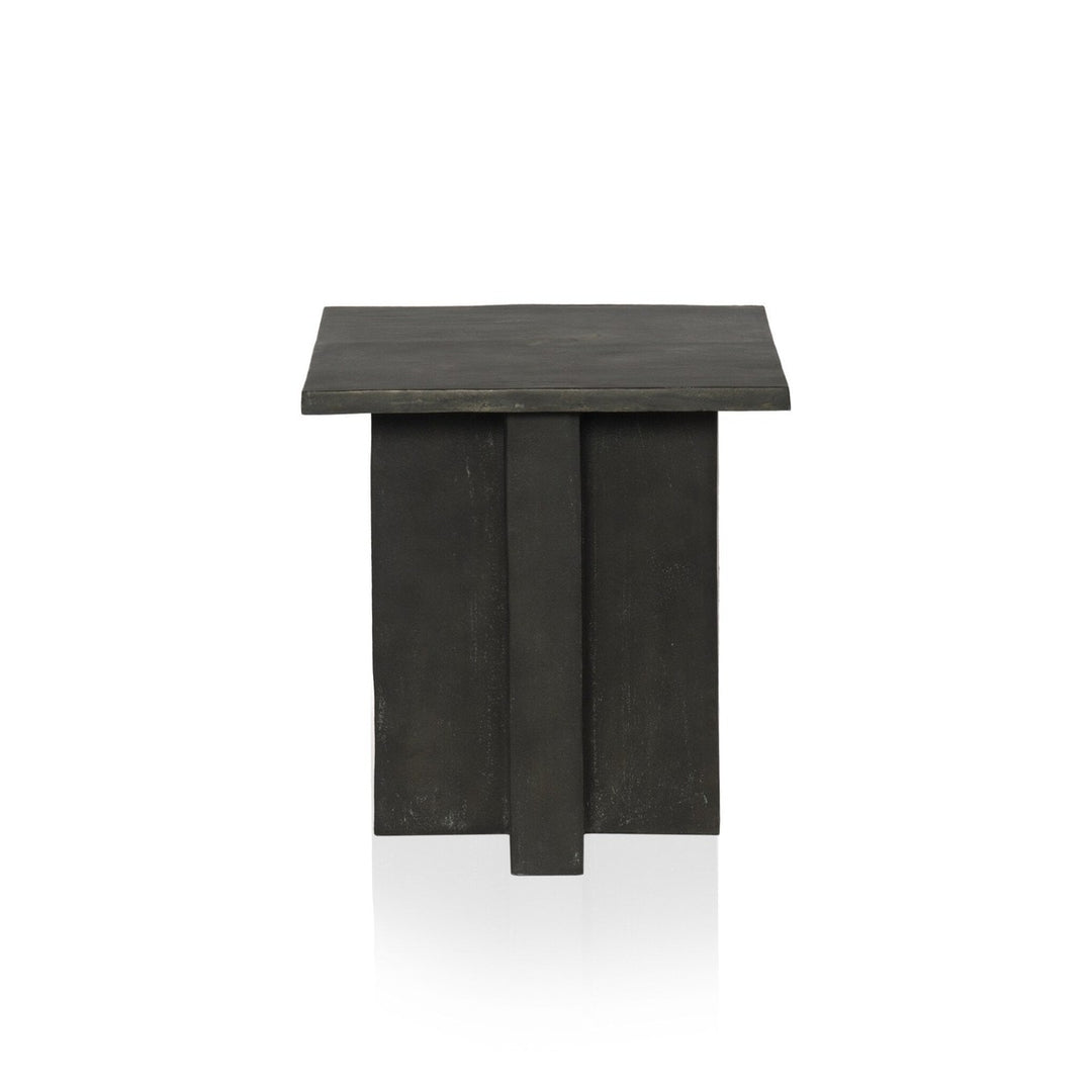 Ashford Outdoor End Table - Aged Grey