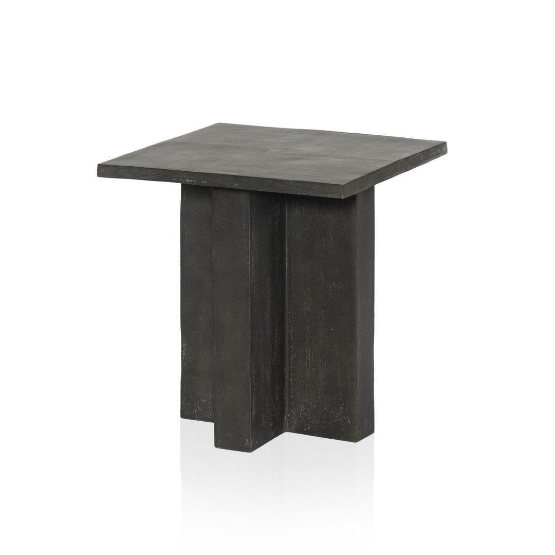 Ashford Outdoor End Table - Aged Grey