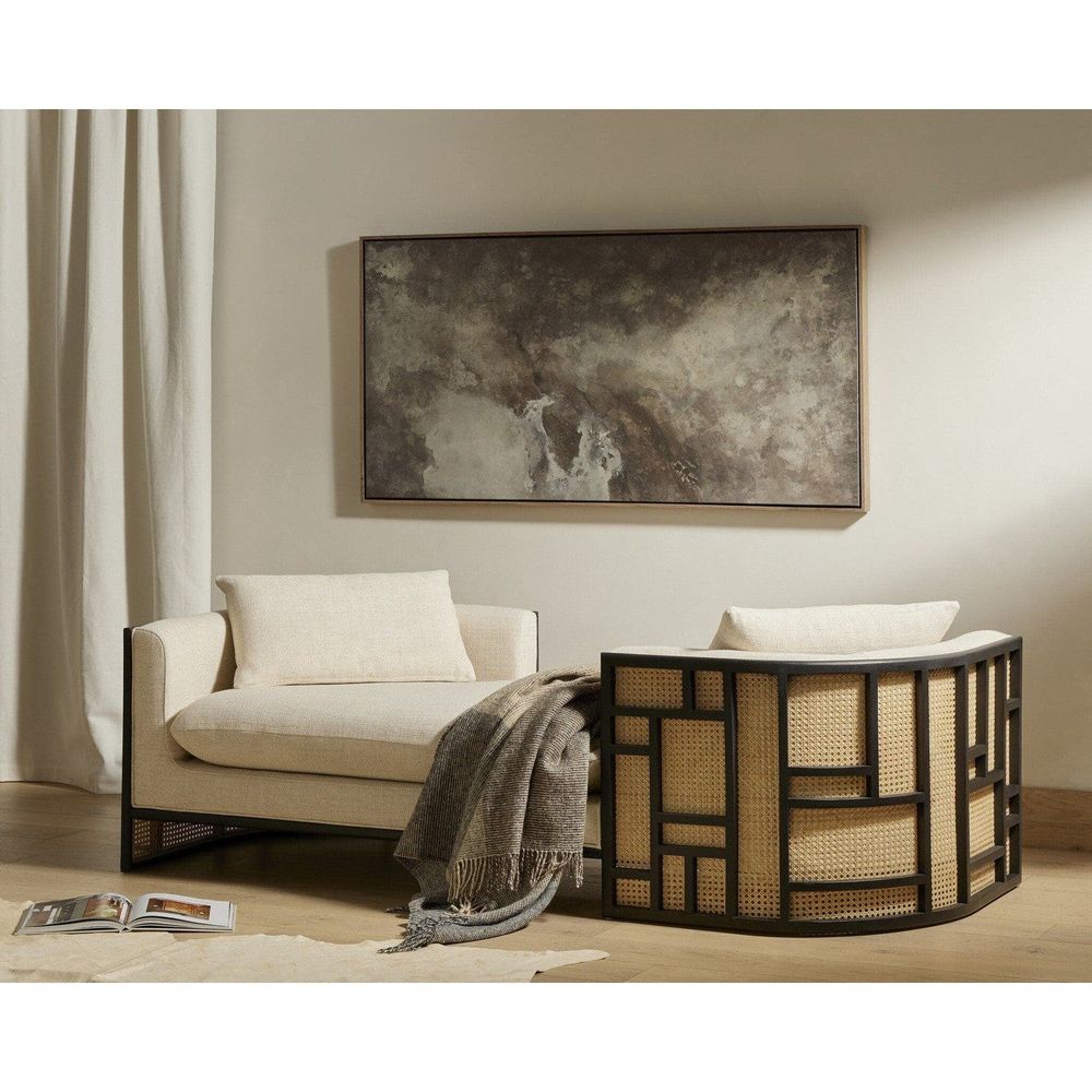 Wall Art Eclipse IV by Matera - Rustic Walnut Floater