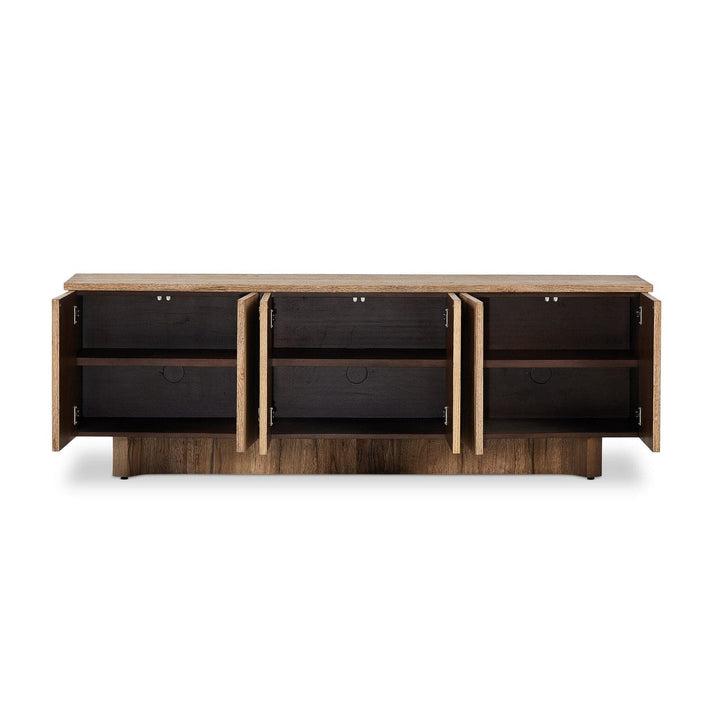 Griffin Media Console - Rustic Oak