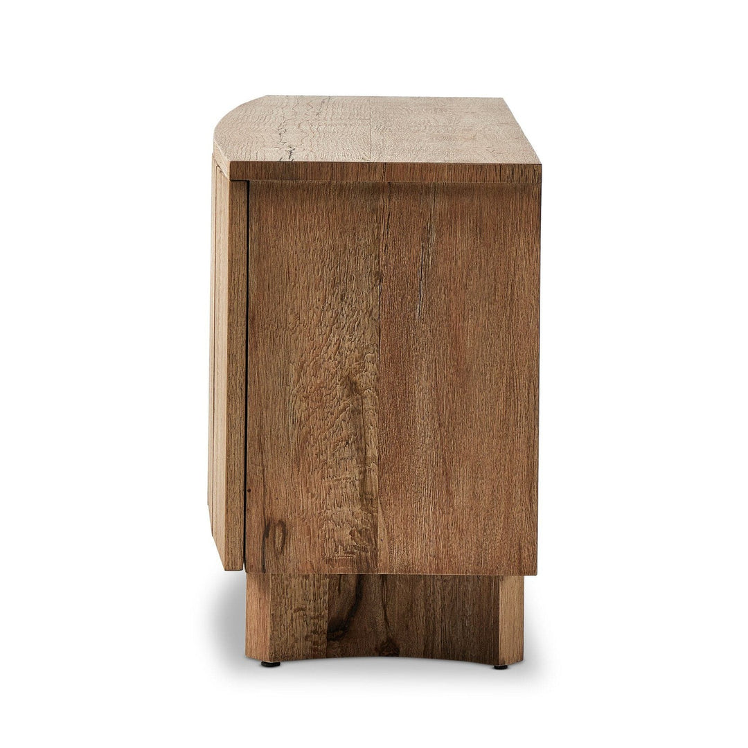 Griffin Media Console - Rustic Oak