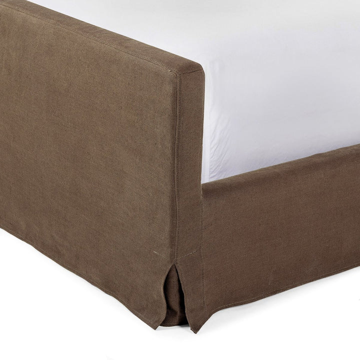 Penelope Slipcover Bed - Brussels Coffee - King