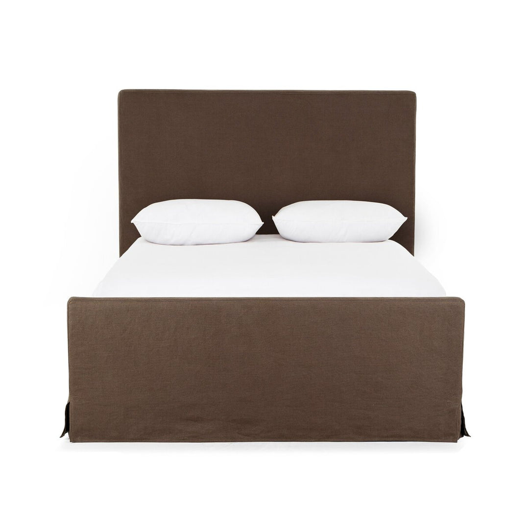 Penelope Slipcover Bed - Brussels Coffee - King