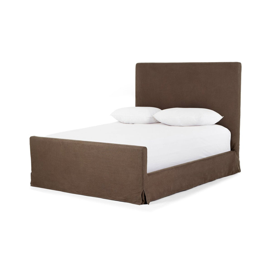 Penelope Slipcover Bed - Brussels Coffee - King