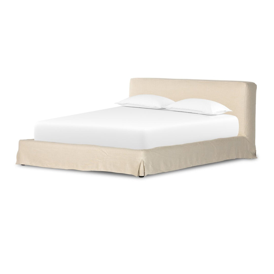 Hudson Slipcover Bed - Brussels Natural - Queen