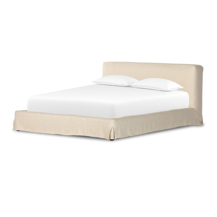 Hudson Slipcover Bed - Brussels Natural - Queen