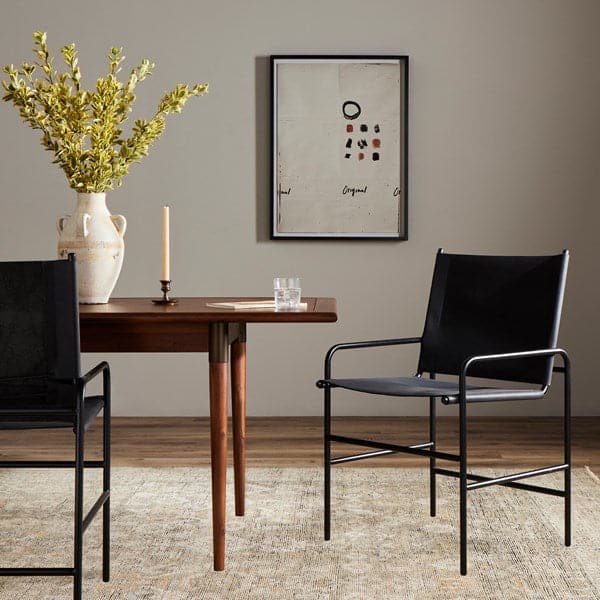 Stockholm Dining Armchair - Ebony Natural-Four Hands-FH-234757-002-Dining Chairs-2-France and Son