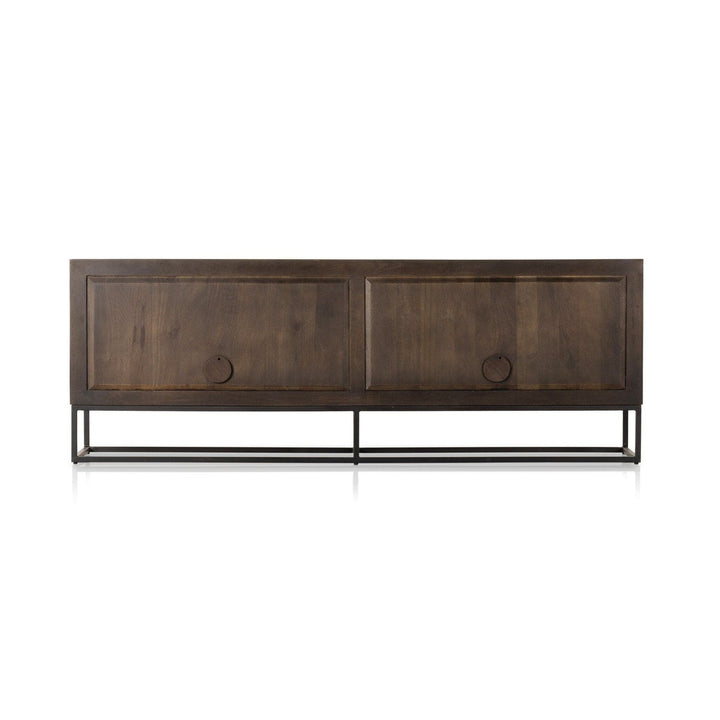 Sutton Closed Media Console - Gunmetal