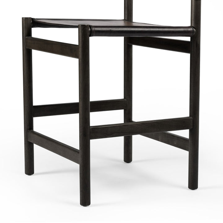 Lena Bar + Counter Stool - Bar - Sonoma Black W/ Charcoal Parawood