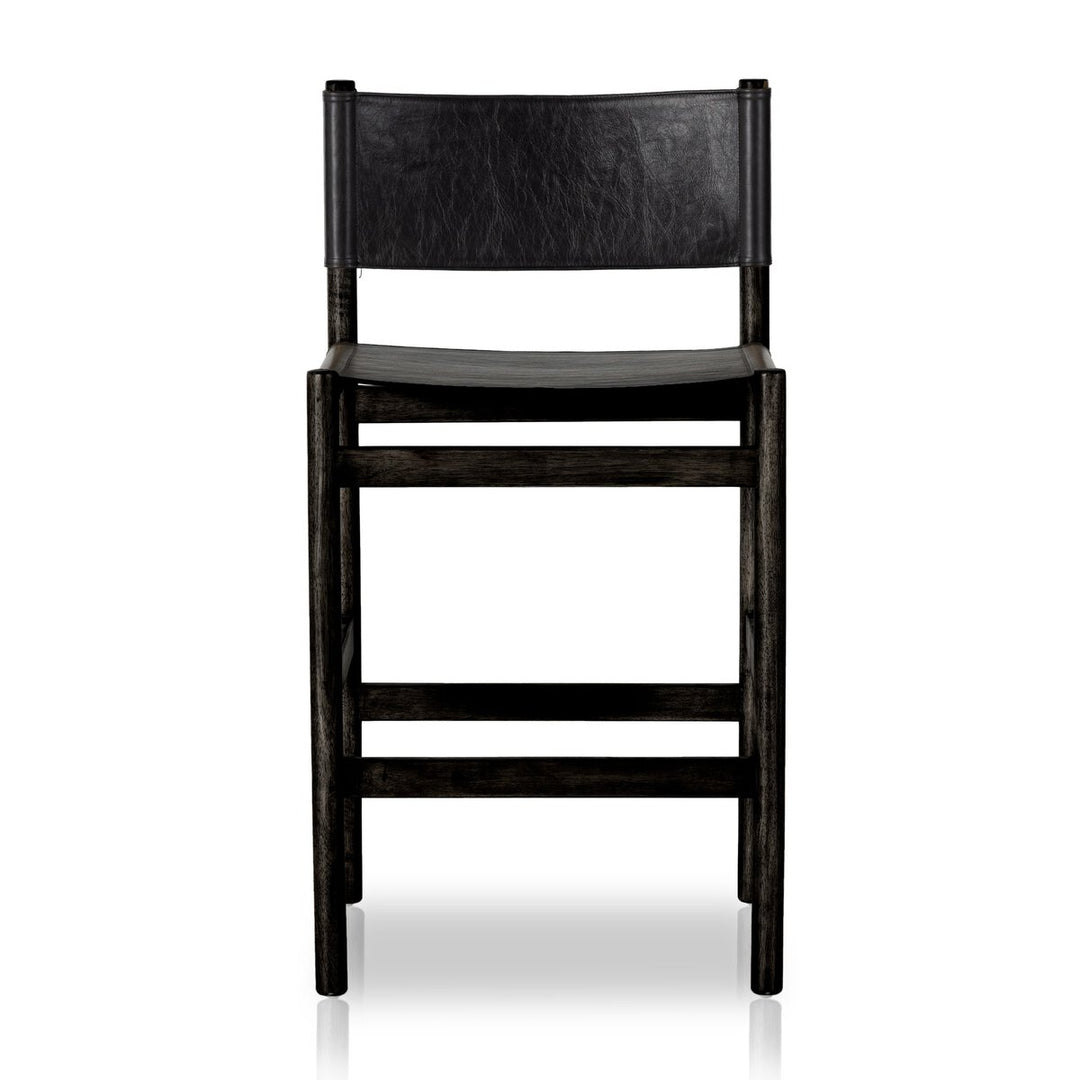 Lena Bar + Counter Stool - Bar - Sonoma Black W/ Charcoal Parawood