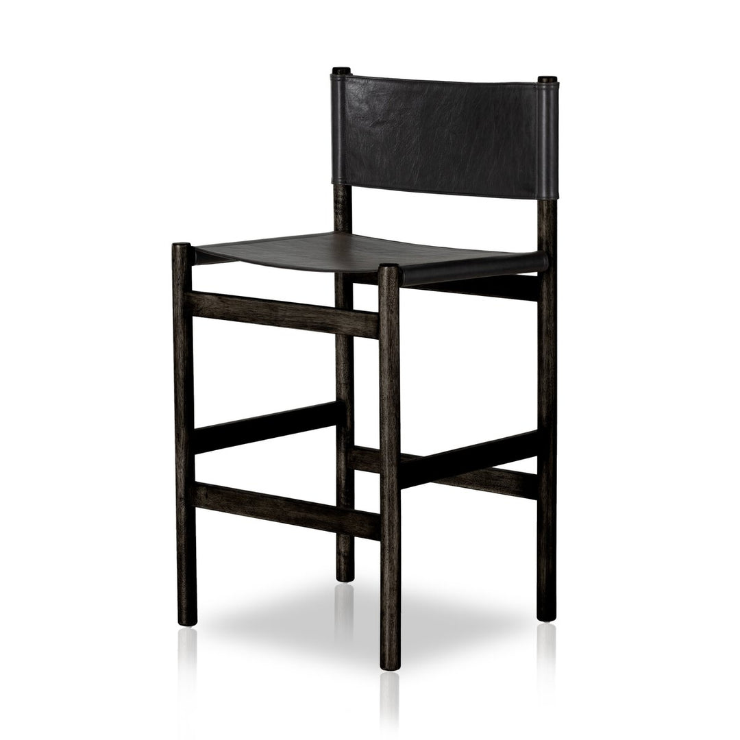 Lena Bar + Counter Stool - Bar - Sonoma Black W/ Charcoal Parawood