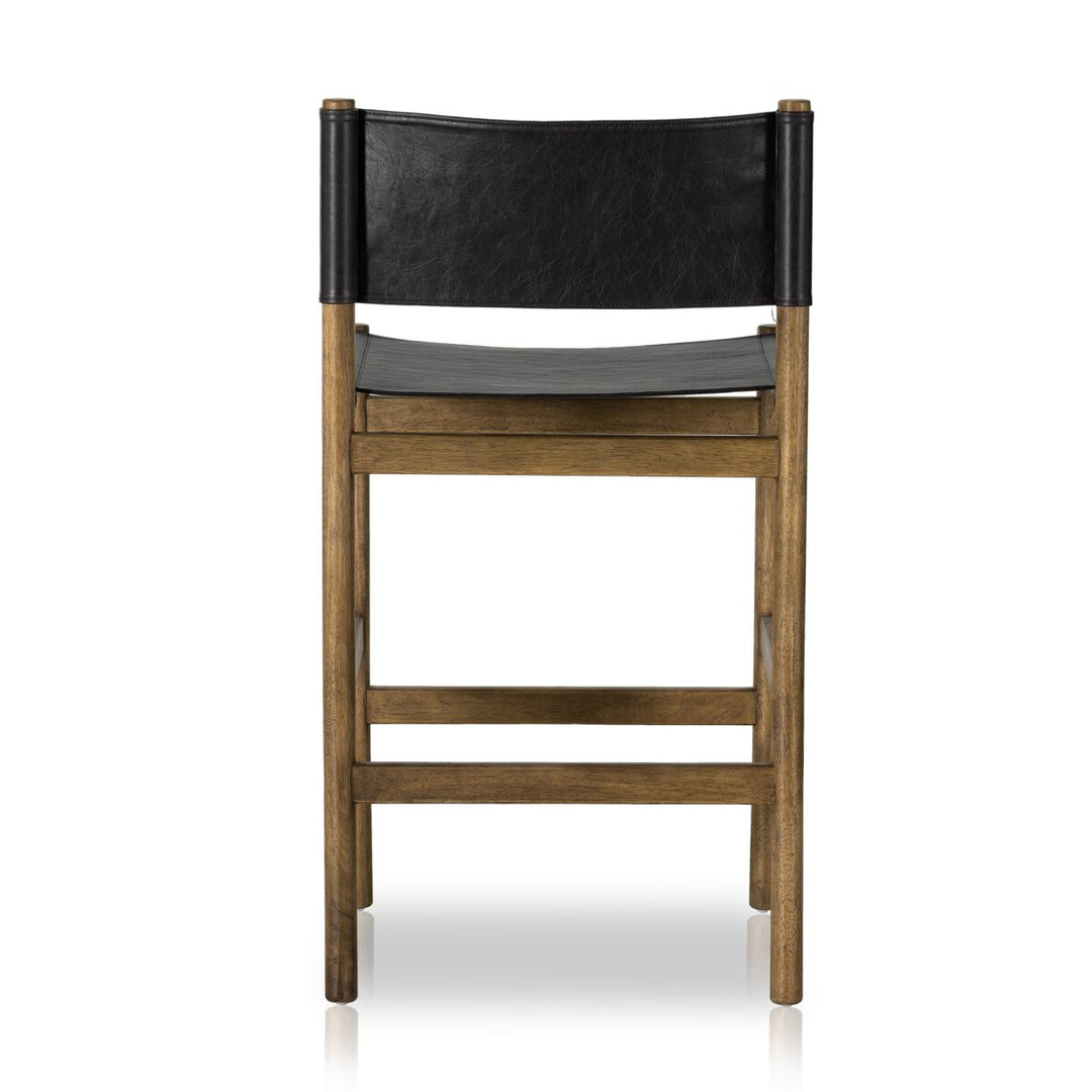 Lena Bar + Counter Stool - Bar - Sonoma Black W/ Solid Parawood