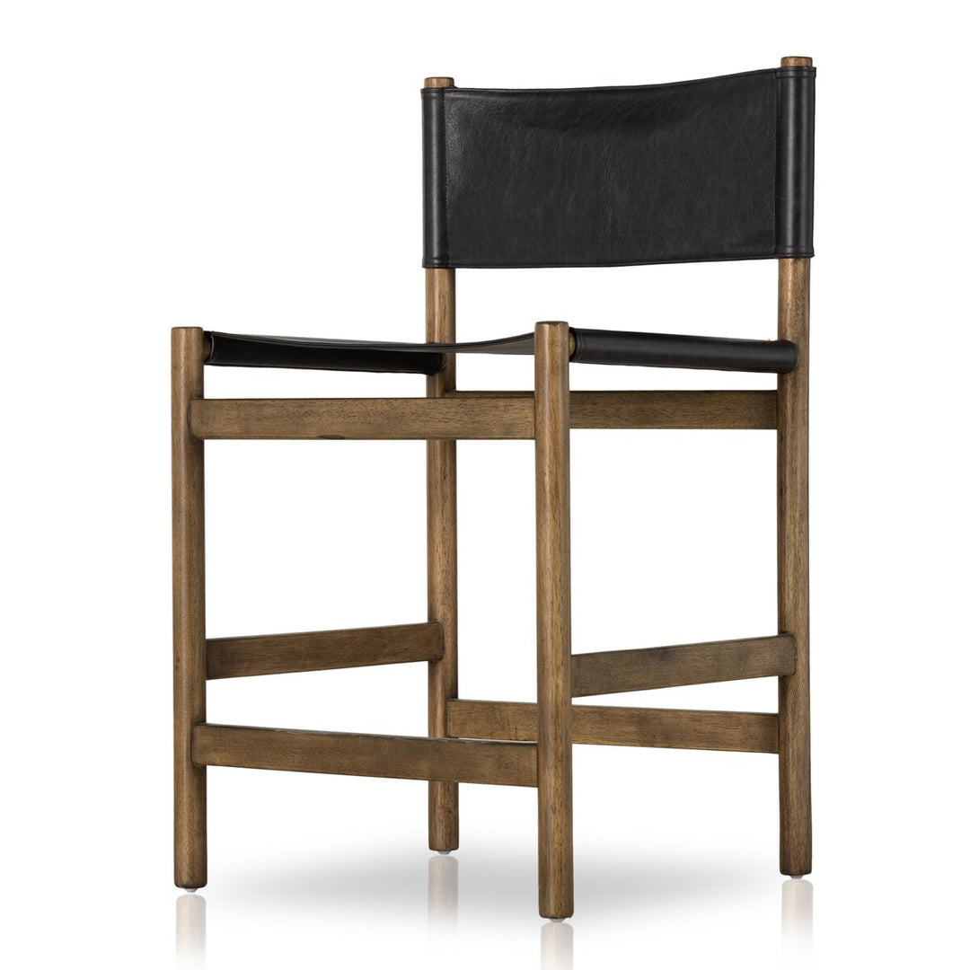 Lena Bar + Counter Stool - Bar - Sonoma Black W/ Solid Parawood