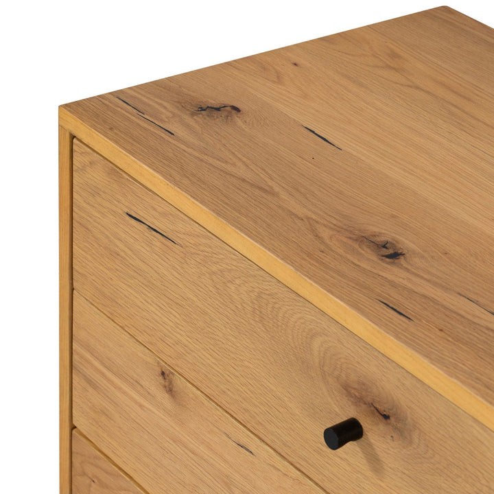 Emerson Large Nightstand - Light Oak Resin