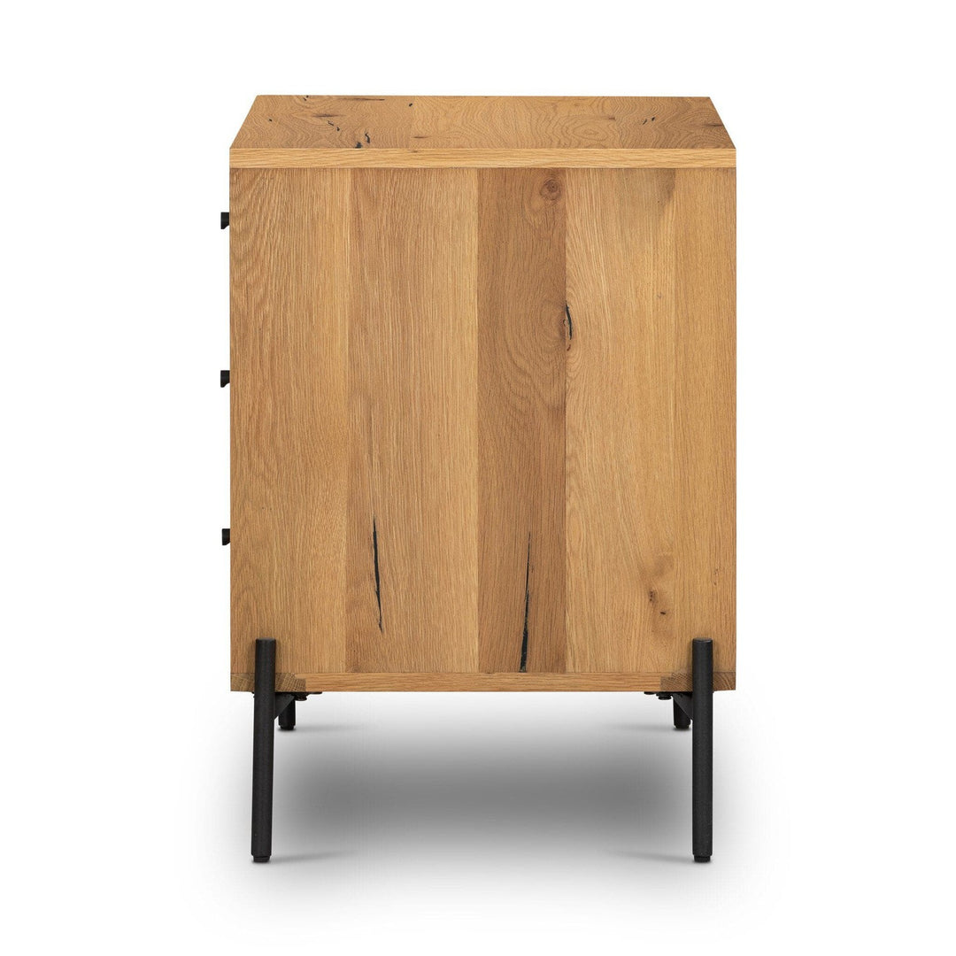 Emerson Large Nightstand - Light Oak Resin