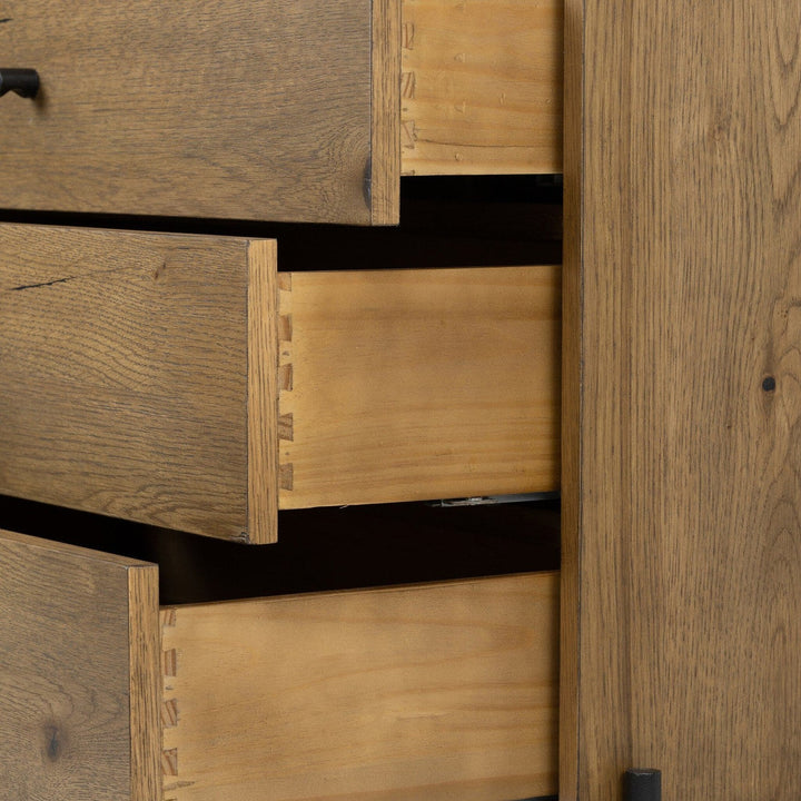 Cooper Large Nightstand - Amber Oak Resin