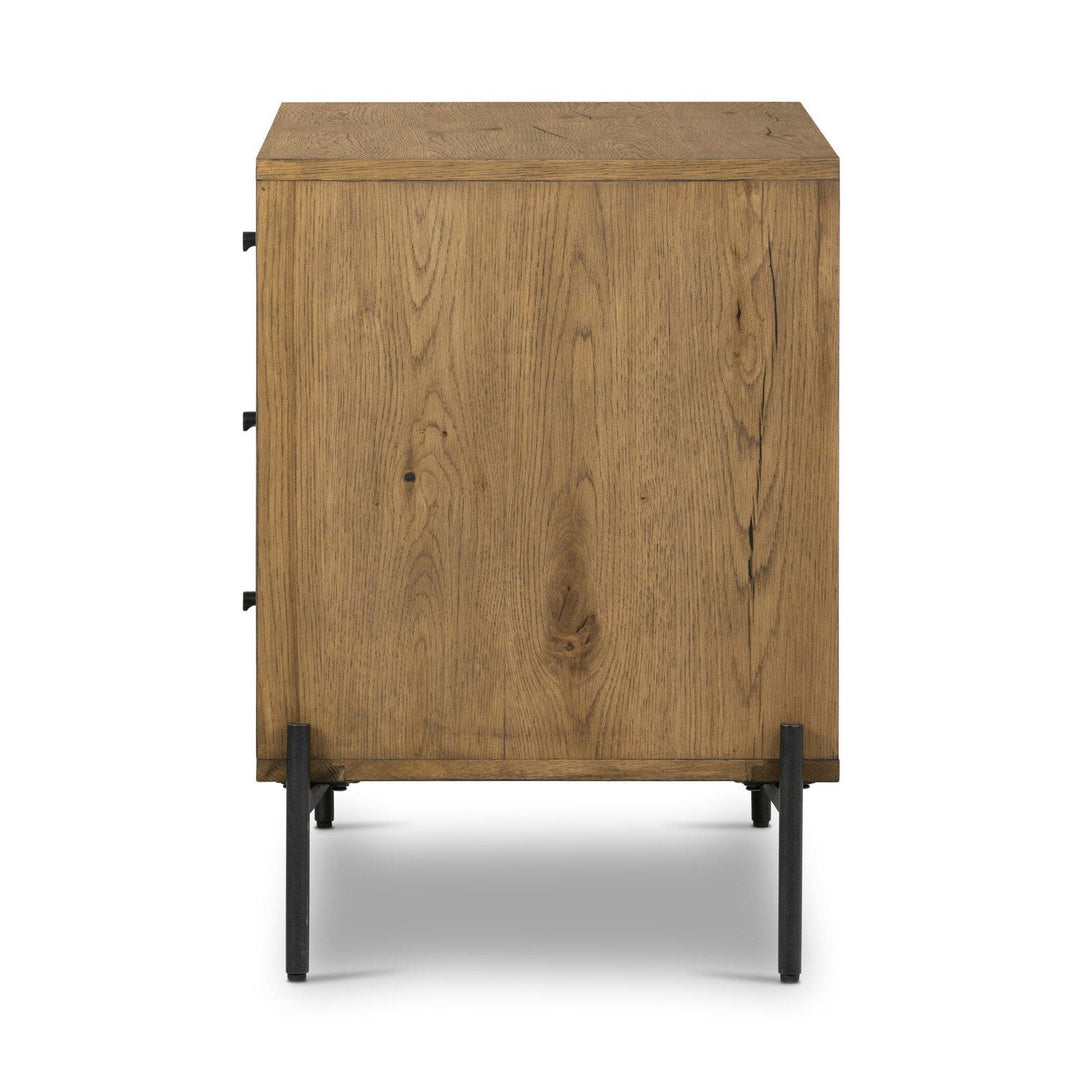 Cooper Large Nightstand - Amber Oak Resin