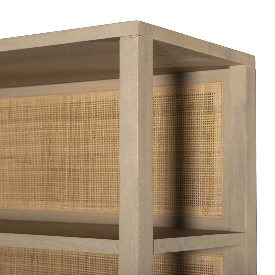 Preston Wide Bookshelf - Natural Mango