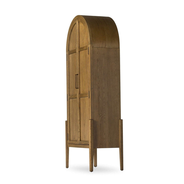 Harper Panel Door Cabinet - Drifted Oak Solid