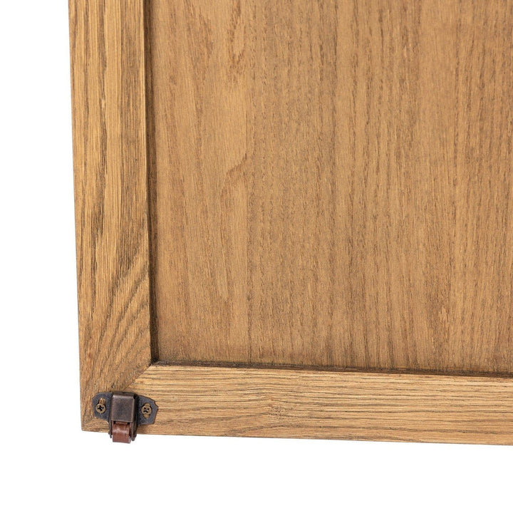 Harper Panel Door Cabinet - Drifted Oak Solid