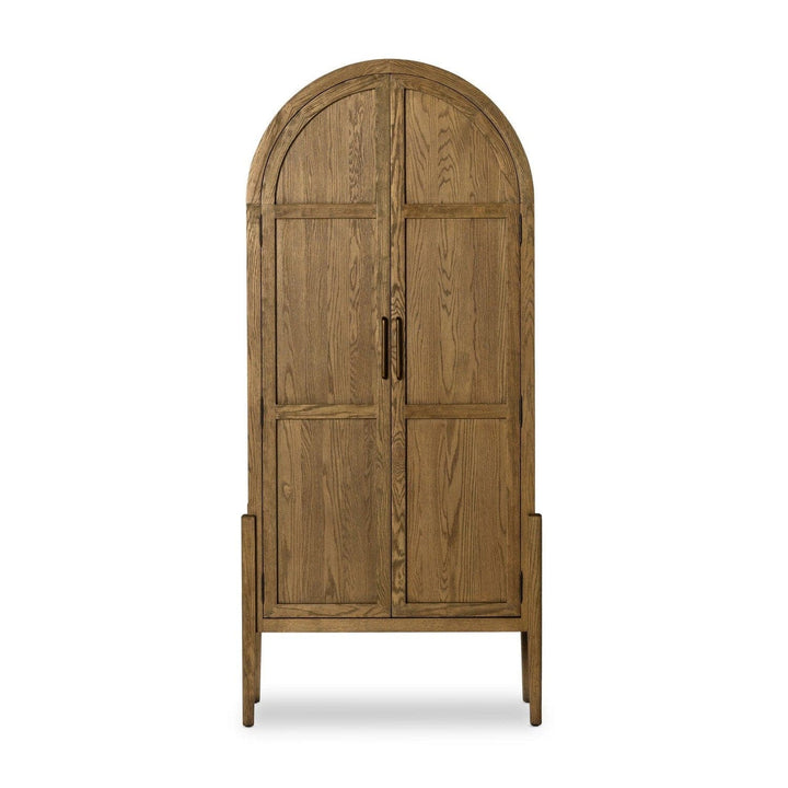 Harper Panel Door Cabinet - Drifted Oak Solid