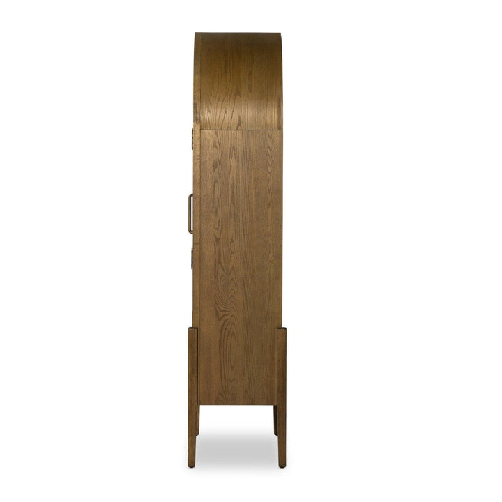 Harper Panel Door Cabinet - Drifted Oak Solid