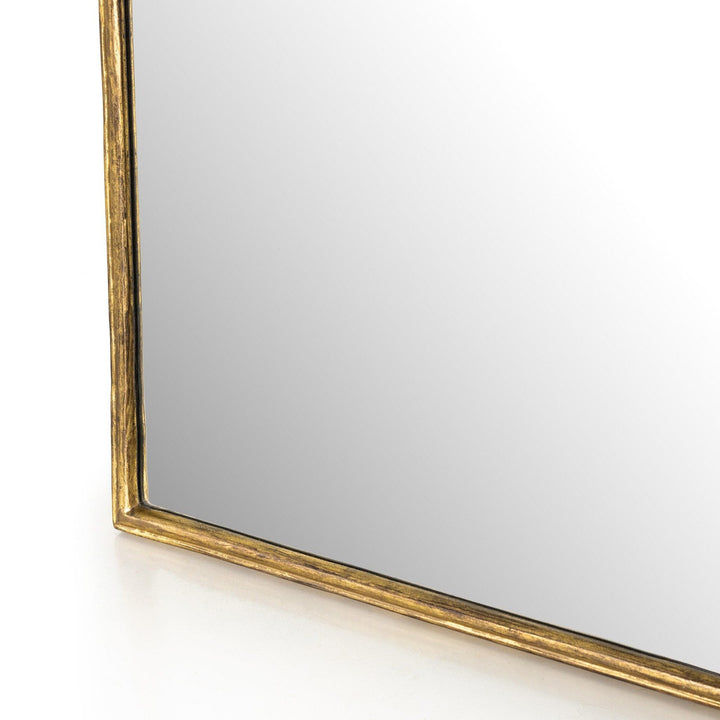 Kingsley Grand Floor Mirror - Antiqued Gold Leaf