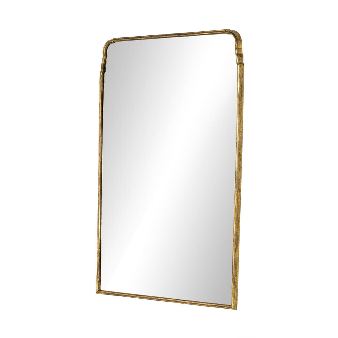 Kingsley Grand Floor Mirror - Antiqued Gold Leaf