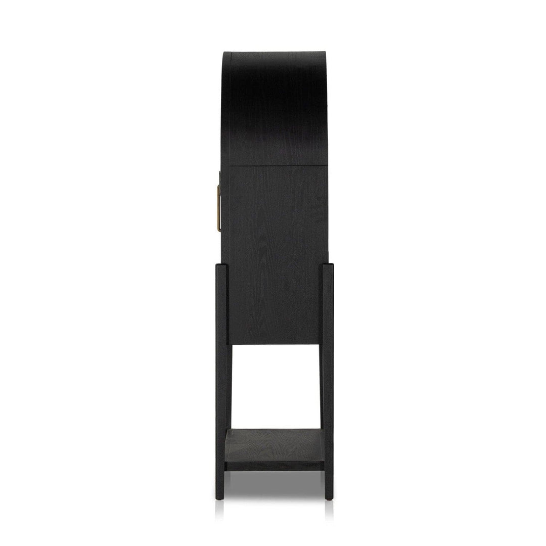 Harper Bar Cabinet - Drifted Matte Black